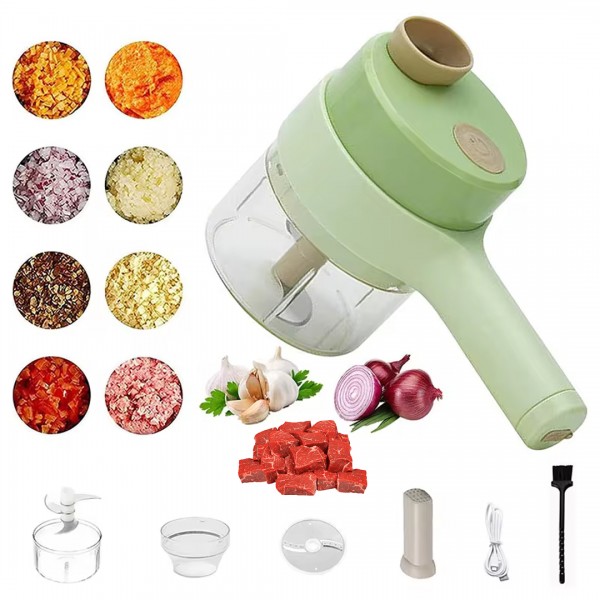 SUNUP SN-24925 4 IN 1 ŞARJLI SEBZE SARIMSAK MEYVE KESİCİ DOĞRAMA PÜRE YAPMA SETİ SUNUP SN-24925 4 IN 1 ŞARJLI SEBZE SARIMSAK MEYVE KESİCİ DOĞRAMA PÜRE YAPMA SETİ