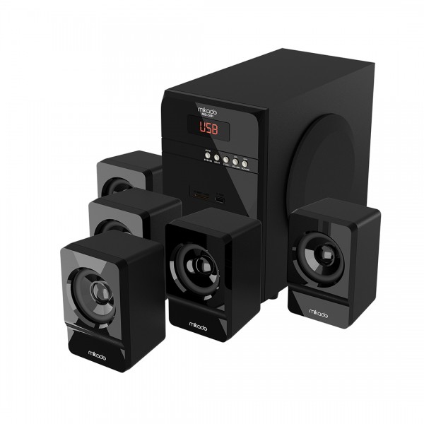 MİKADO MD-581BT 110W USB/SD/FM/BT DESTEKLİ 5+1 SES SİSTEMİ HOPARLÖR - SPEAKER MİKADO MD-581BT 110W USB/SD/FM/BT DESTEKLİ 5+1 SES SİSTEMİ HOPARLÖR - SPEAKER