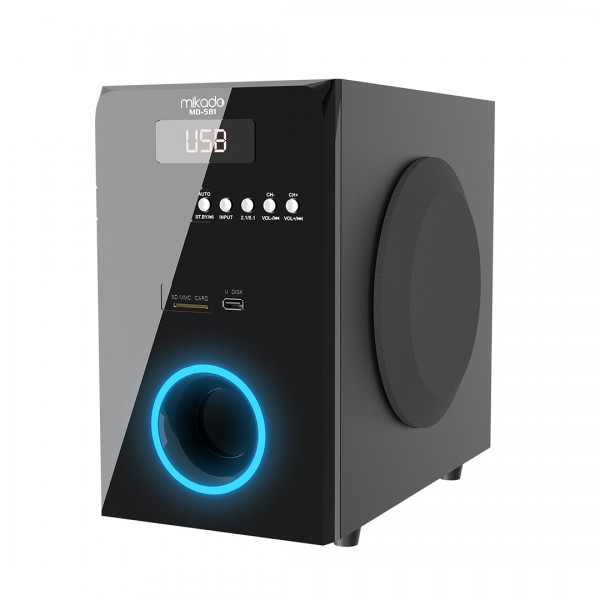 MİKADO MD-581BT 110W USB/SD/FM/BT DESTEKLİ 5+1 SES SİSTEMİ HOPARLÖR - SPEAKER MİKADO MD-581BT 110W USB/SD/FM/BT DESTEKLİ 5+1 SES SİSTEMİ HOPARLÖR - SPEAKER