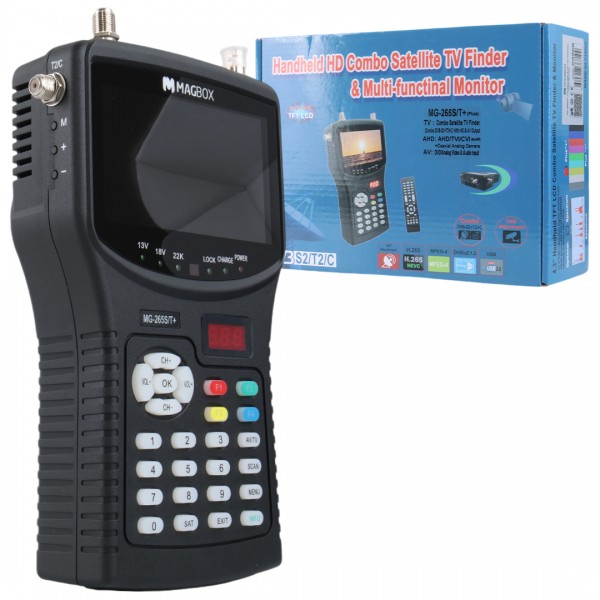 MAGBOX MG-265S/T+ 4.3 İNÇ FULL HD LCD EKRANLI GÖRÜNTÜLÜ UYDU YÖN BULUCU (UZAKTAN KUMANDALI) MAGBOX MG-265S/T+ 4.3 İNÇ FULL HD LCD EKRANLI GÖRÜNTÜLÜ UYDU YÖN BULUCU (UZAKTAN KUMANDALI)