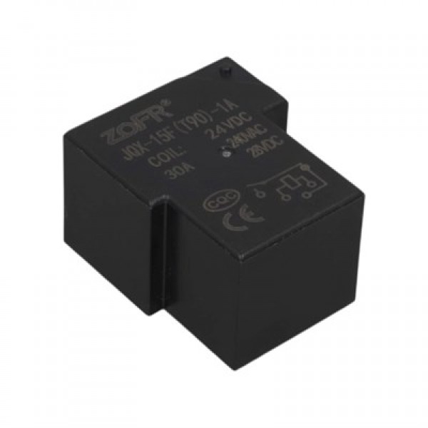 24V 30A 5 Pin Röle (JQX-15F-T90-24VDC) 24V 30A 5 Pin Röle (JQX-15F-T90-24VDC)