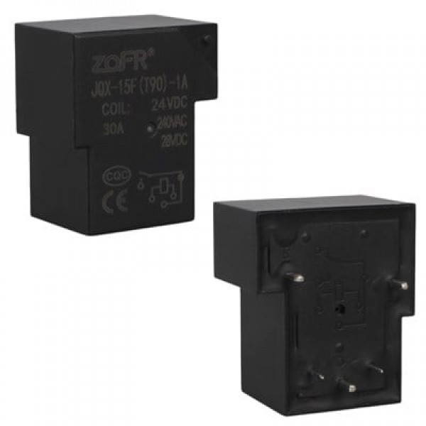 24V 30A 5 Pin Röle (JQX-15F-T90-24VDC)