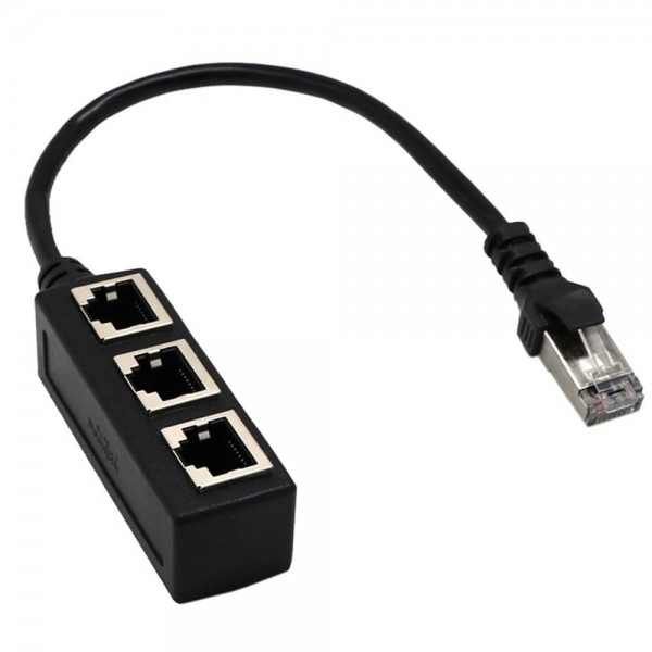 POWERMASTER PM-25007 ETHERNET RJ45 3LÜ DAĞITICI SPLITTER POWERMASTER PM-25007 ETHERNET RJ45 3LÜ DAĞITICI SPLITTER