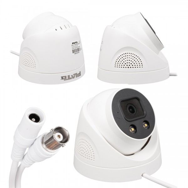 PLATO PL-25273 2MP COLOR VU 3.6 MM 2 ATOM LED PLASTİK KASA AHD DOME KAMERA PLATO PL-25273 2MP COLOR VU 3.6 MM 2 ATOM LED PLASTİK KASA AHD DOME KAMERA