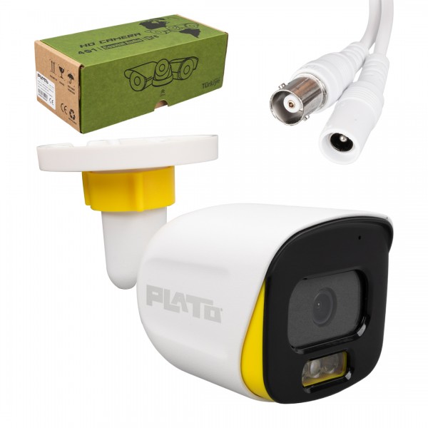 PLATO PL-25274 2MP COLOR VU 3.6 MM 3 ATOM LED METAL KASA AHD BULLET KAMERA PLATO PL-25274 2MP COLOR VU 3.6 MM 3 ATOM LED METAL KASA AHD BULLET KAMERA