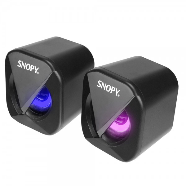 SNOPY SN-83U LED IŞIKLI 2W*2CH SİYAH USB 2.0 RGB IŞIKLI GAMİNG 1+1 MİNİ SPEAKER HOPARLÖR SNOPY SN-83U LED IŞIKLI 2W*2CH SİYAH USB 2.0 RGB IŞIKLI GAMİNG 1+1 MİNİ SPEAKER HOPARLÖR