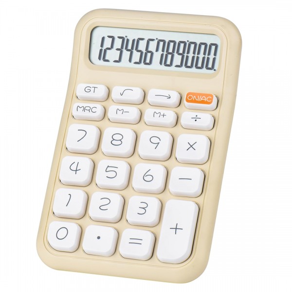 POWERMASTER PM-25408 KREM RENK BEYAZ TUŞ 12 HANELİ HESAP MAKİNESİ POWERMASTER PM-25408 KREM RENK BEYAZ TUŞ 12 HANELİ HESAP MAKİNESİ