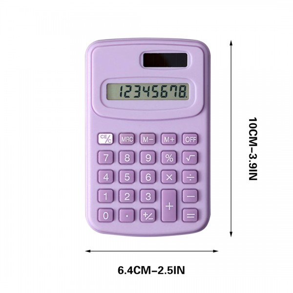 POWERMASTER PM-25422 MOR 8 HANELİ MİNİ HESAP MAKİNESİ POWERMASTER PM-25422 MOR 8 HANELİ MİNİ HESAP MAKİNESİ