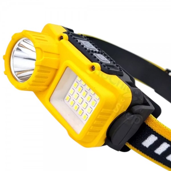 POWERMASTER S02 SARI 10 WATT SENSÖRLÜ 1 LED 24 SMD LED 11 IŞIK MODLU KAFA LAMBASI POWERMASTER S02 SARI 10 WATT SENSÖRLÜ 1 LED 24 SMD LED 11 IŞIK MODLU KAFA LAMBASI