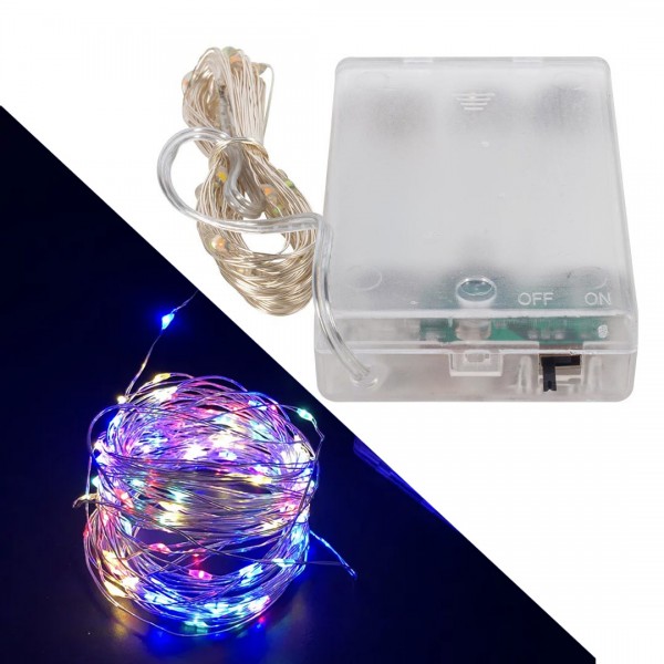 POWERMASTER 3*AA PİLLİ 4 RENKLİ RGB SABİT 10 METRE KABLOLU BAĞ LED POWERMASTER 3*AA PİLLİ 4 RENKLİ RGB SABİT 10 METRE KABLOLU BAĞ LED
