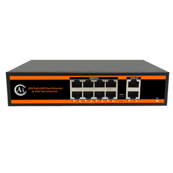 NOVACOM ND1P802ALF-8*10/100M BIT PORTS 2*10/100M UPLINK PORT WATCHDOG POE SWITCH NOVACOM ND1P802ALF-8*10/100M BIT PORTS 2*10/100M UPLINK PORT WATCHDOG POE SWITCH