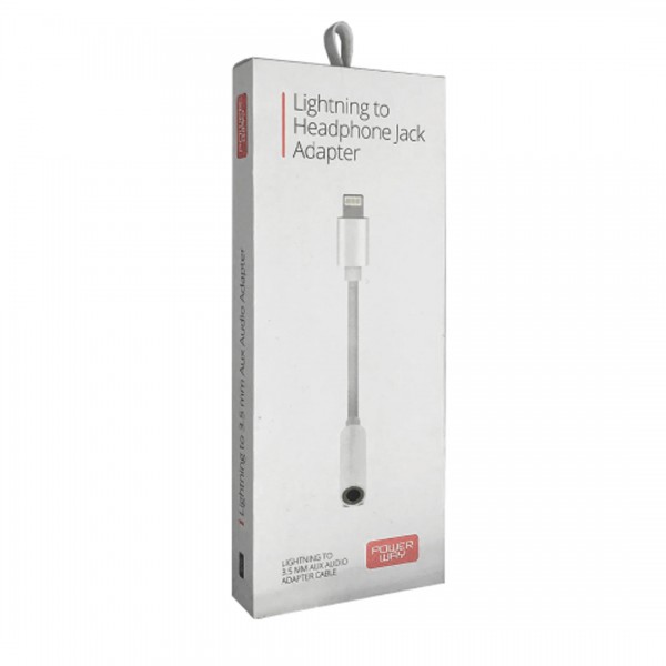 POWERWAY AC03 LIGHTNING TO 3.5MM STEREO AUX KULAKLIK JACK ÇEVİRİCİ KABLO POWERWAY AC03 LIGHTNING TO 3.5MM STEREO AUX KULAKLIK JACK ÇEVİRİCİ KABLO
