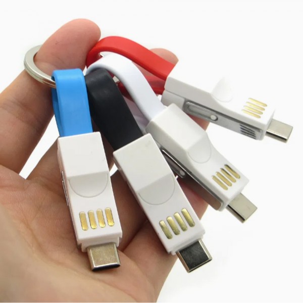 POWERMASTER PM-26061 2IN1 LİGHTNİNG TYPE C BAŞLIK MINI USB ŞARJ KABLOSU POWERMASTER PM-26061 2IN1 LİGHTNİNG TYPE C BAŞLIK MINI USB ŞARJ KABLOSU