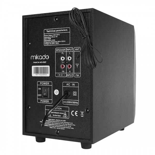 MİKADO MD-415BT RGB 2+1 20 WATT BASSLI FM/BT/SD/USB BLUETOOTH SES SİSTEMİ MULTİMEDYA HOPARLÖR MİKADO MD-415BT RGB 2+1 20 WATT BASSLI FM/BT/SD/USB BLUETOOTH SES SİSTEMİ MULTİMEDYA HOPARLÖR
