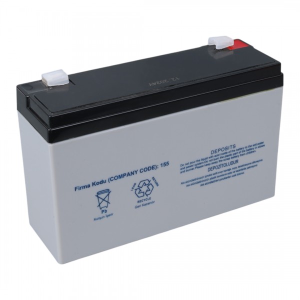YOKOHAMA YH-612 6 VOLT - 12 AMPER KURU AKÜ (150 X 50 X 94 MM) YOKOHAMA YH-612 6 VOLT - 12 AMPER KURU AKÜ (150 X 50 X 94 MM)