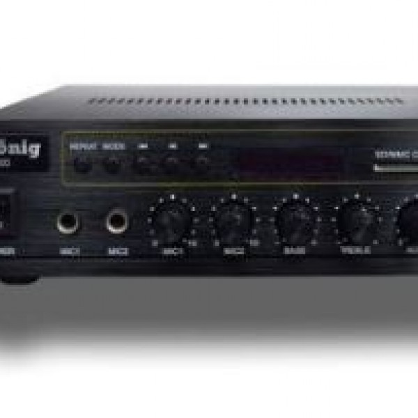 KÖNİG K-150 - 2X80 WATT USB/BLUETOOTH/2 MİKROFON GİRİŞLİ TRAFOSUZ ANFİ