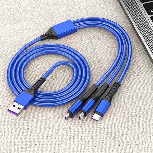 POWERMASTER PM-26334 3IN1 MAVİ 1.2 METRE (MICRO USB - LIGHTNING - TYPE C) TELEFON ŞARJ KABLOSU POWERMASTER PM-26334 3IN1 MAVİ 1.2 METRE (MICRO USB - LIGHTNING - TYPE C) TELEFON ŞARJ KABLOSU