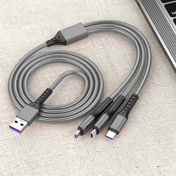 POWERMASTER PM-26335 3IN1 GÜMÜŞ 1.2 METRE (MICRO USB - LIGHTNING - TYPE C) TELEFON ŞARJ KABLOSU POWERMASTER PM-26335 3IN1 GÜMÜŞ 1.2 METRE (MICRO USB - LIGHTNING - TYPE C) TELEFON ŞARJ KABLOSU