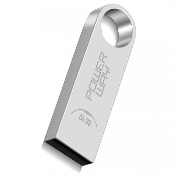 POWERWAY 64 GB METAL USB 2.0 FLASH BELLEK POWERWAY 64 GB METAL USB 2.0 FLASH BELLEK
