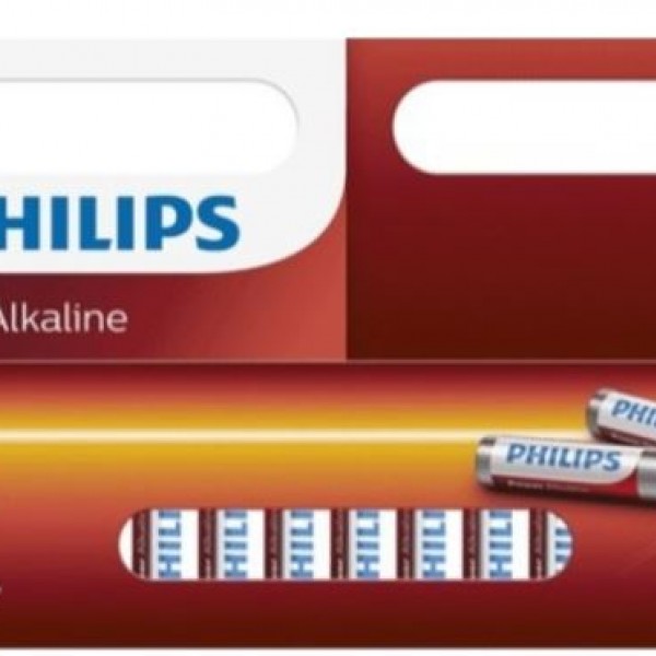 PHILIPS AAA ALKALİN İNCE KALEM PİL 12Lİ KARTELA PHILIPS AAA ALKALİN İNCE KALEM PİL 12Lİ KARTELA
