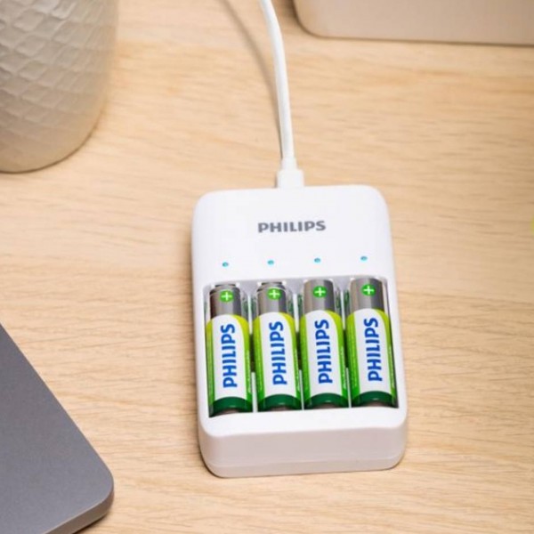 PHILIPS SCB4013NB/00 4LÜ 2 ADET X AAA 700 MAH + 2 ADET X AA 1300 MAH PİLLER DAHİL - PİL ŞARJ CİHAZI PHILIPS SCB4013NB/00 4LÜ 2 ADET X AAA 700 MAH + 2 ADET X AA 1300 MAH PİLLER DAHİL - PİL ŞARJ CİHAZI
