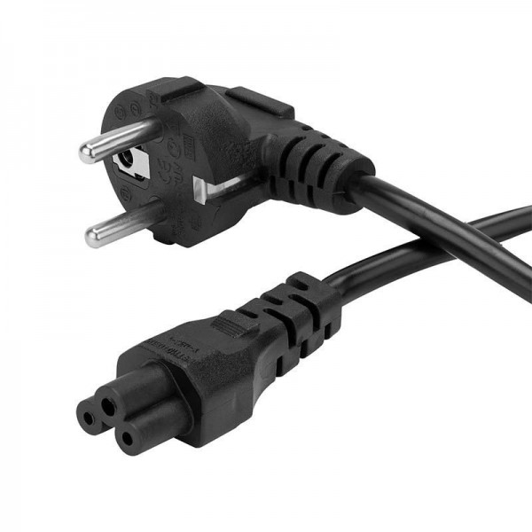 FULLY G-513C 3X0.75MM SİYAH 1.5 METRE YONCA POWER KABLOSU FULLY G-513C 3X0.75MM SİYAH 1.5 METRE YONCA POWER KABLOSU