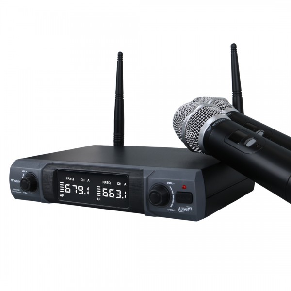 WESTA WM-202H 1 ALICI + 2 EL KABLOSUZ UHF TELSİZ MİKROFONU SETİ WESTA WM-202H 1 ALICI + 2 EL KABLOSUZ UHF TELSİZ MİKROFONU SETİ
