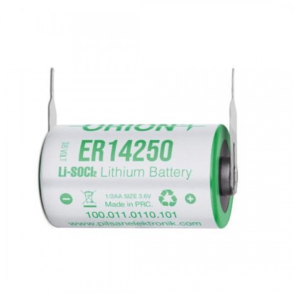 ORION ER14250 H 1/2AA 3.6V 1200MAH KISA BOY PUNTALI LİTYUM PİL ORION ER14250 H 1/2AA 3.6V 1200MAH KISA BOY PUNTALI LİTYUM PİL
