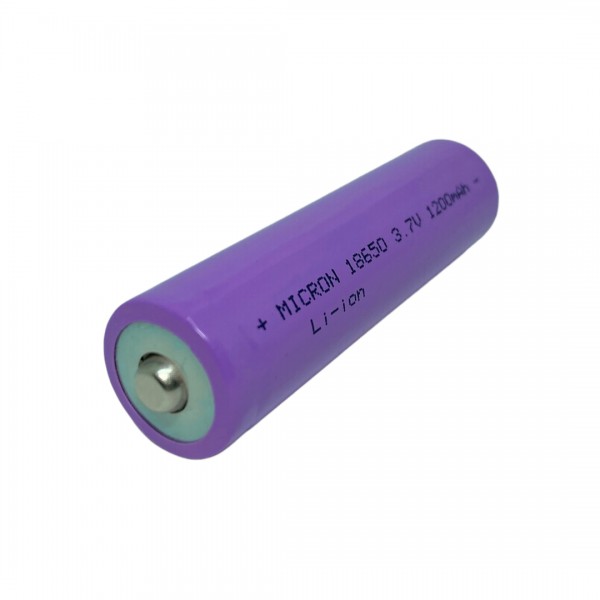 MICRON INR18650 3.7V 1200 MAH LI-ON 18650 BAŞLIKLI SARJ EDİLEBİLİR PİL MICRON INR18650 3.7V 1200 MAH LI-ON 18650 BAŞLIKLI SARJ EDİLEBİLİR PİL