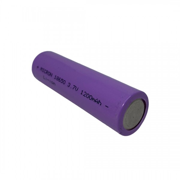 MICRON INR18650 3.7V 1200 MAH LI-ON 18650 BAŞLIKLI SARJ EDİLEBİLİR PİL MICRON INR18650 3.7V 1200 MAH LI-ON 18650 BAŞLIKLI SARJ EDİLEBİLİR PİL