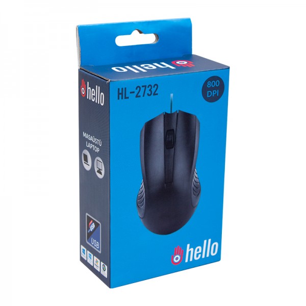 HELLO HL-2732 USB KABLOLU MOUSE HELLO HL-2732 USB KABLOLU MOUSE