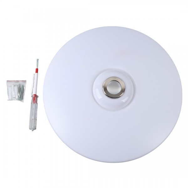 POWERMASTER PM-27331 BEYAZ 34*9 CM 24 WATT BLUETOOTH HOPARLÖRLÜ TAVAN AYDINLATMA POWERMASTER PM-27331 BEYAZ 34*9 CM 24 WATT BLUETOOTH HOPARLÖRLÜ TAVAN AYDINLATMA