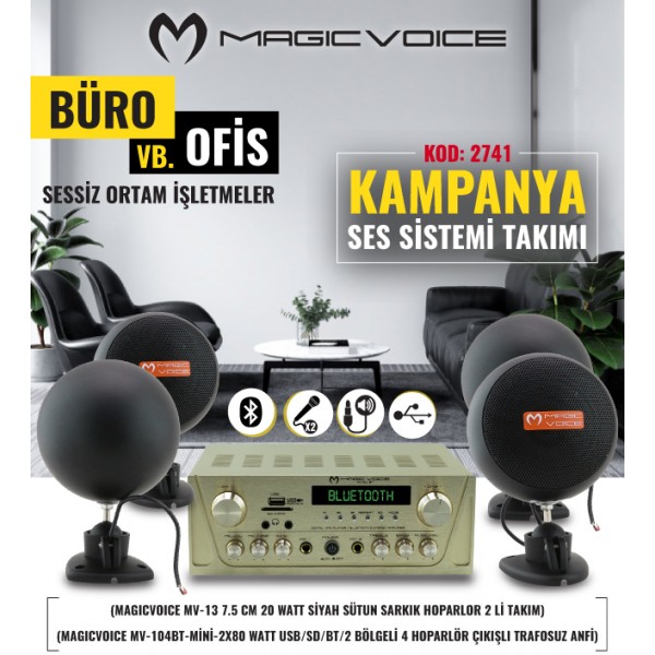 MAGICVOICE BÜRO-OFİS-İŞLETME SES SİSTEMİ KAMPANYA (15646-16291)