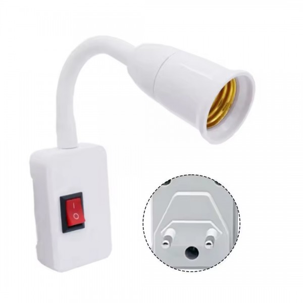 LEDX DY-105 PRİZİ E27 DUYA DÜNÜŞTÜRÜCÜ AÇMA KAPAMA ANAHTARLI OYNAR BAŞLIKLI DUY LEDX DY-105 PRİZİ E27 DUYA DÜNÜŞTÜRÜCÜ AÇMA KAPAMA ANAHTARLI OYNAR BAŞLIKLI DUY