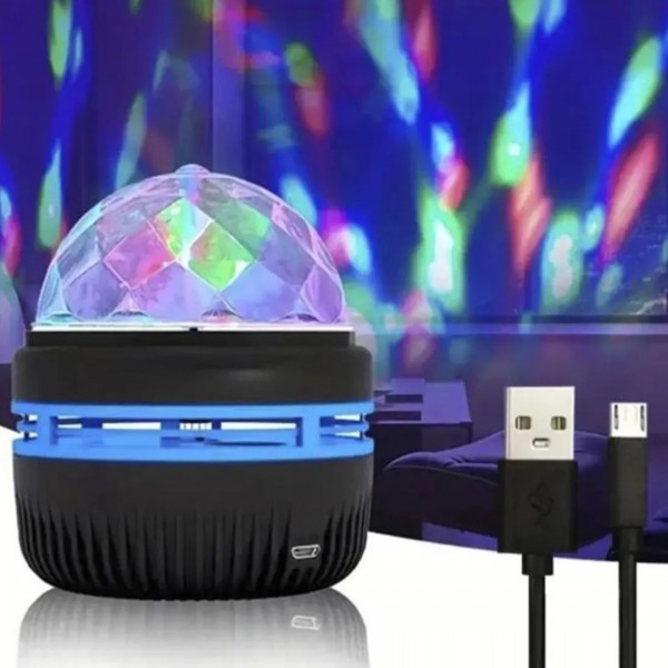 LEDX YQX-6888 MİNİ USBLİ 3W ŞARJLI SİHİRLİ RGB LED DİSKO TOPU LEDX YQX-6888 MİNİ USBLİ 3W ŞARJLI SİHİRLİ RGB LED DİSKO TOPU