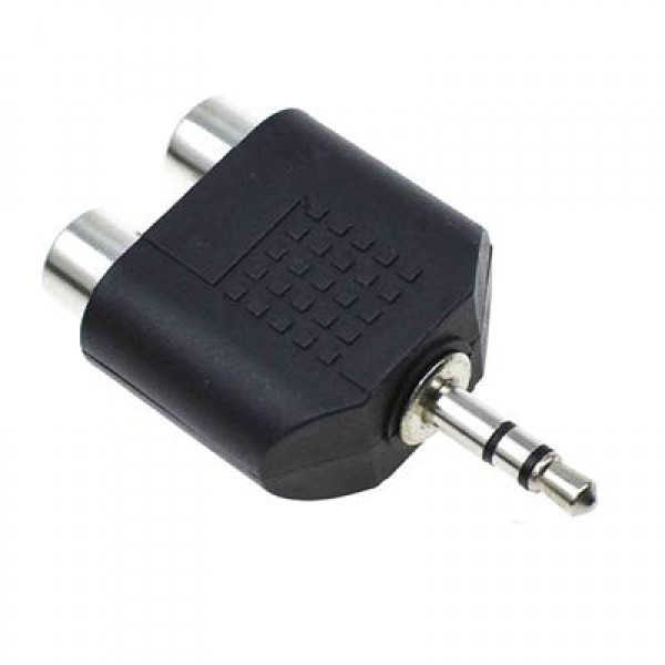 Powermaster 2 RCA Dişi-3.5 Mm Stereo Erkek Çevirici Jack