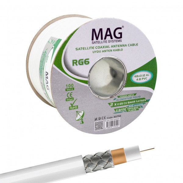 MAG RG59 FA MİNİ DUAL BİTİŞİK 48 TEL ANTEN KABLOSU (100 METRE) MAG RG59 FA MİNİ DUAL BİTİŞİK 48 TEL ANTEN KABLOSU (100 METRE)