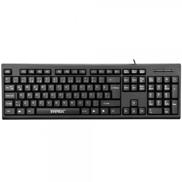 EVEREST KB-871U SİYAH USB STANDART Q KLAVYE EVEREST KB-871U SİYAH USB STANDART Q KLAVYE