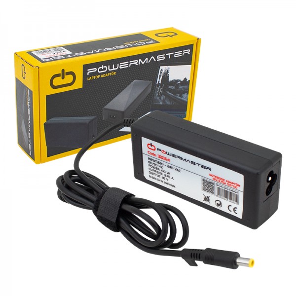 POWERMASTER * SL-NBA96 16 VOLT - 3.75 AMPER 5.5*3.0 İĞNELİ UÇ SAMSUNG NOTEBOOK ADAPTÖR