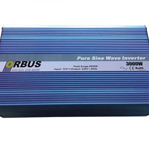 ORBUS 12 VOLT - 3000 WATT INTELLIGENT TAM SINUS INVERTER