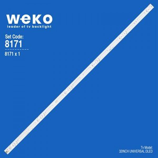 32Inch Universal Dled 6v 2w 6 Ledli 59 Cm 1,8 Cm No:412