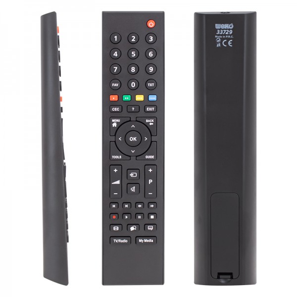 WEKO KL ARÇELİK-BEKO MY MEDİA TUŞLU LCD TV KUMANDA (RC3214803-TP6187R-P1-M7485600127X)