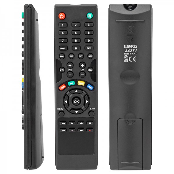 WEKO KR REDLINE TS-50 HD PLUS SERİSİ UYDU KUMANDASI (13281=34271=3444) WEKO KR REDLINE TS-50 HD PLUS SERİSİ UYDU KUMANDASI (13281=34271=3444)