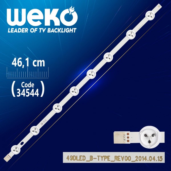 49DLED_B-TYPE_REV00 - 46.1 CM 8 LEDLİ - (WK-101) 49DLED_B-TYPE_REV00 - 46.1 CM 8 LEDLİ - (WK-101)