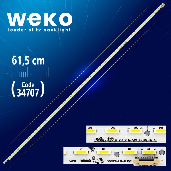 V500D2-LS1-TLEM1- 56 LED 61.5 CM - LEFT - (WK-695)