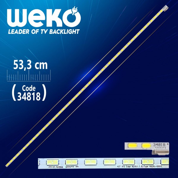42 V12 EDGE REV0.1 1 R-TYPE 6920L-0001C - 53.3 CM 48 LEDLİ - (WK-204) 42 V12 EDGE REV0.1 1 R-TYPE 6920L-0001C - 53.3 CM 48 LEDLİ - (WK-204)