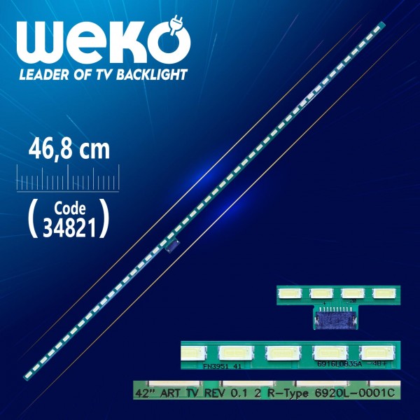 42 ART TV REV 0.1 2 R-TYPE 6920L-0001C - 46.8 CM 48 LEDLİ - (WK-698) 42 ART TV REV 0.1 2 R-TYPE 6920L-0001C - 46.8 CM 48 LEDLİ - (WK-698)