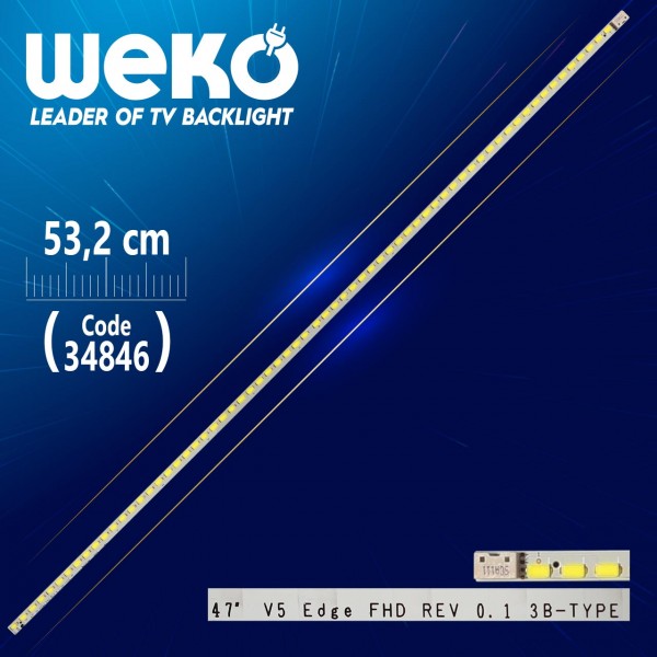 47 V5 EDGE FHD REV 0.1 3B-TYPE - 53.2 CM 66 LEDLİ (WK-716) 47 V5 EDGE FHD REV 0.1 3B-TYPE - 53.2 CM 66 LEDLİ (WK-716)