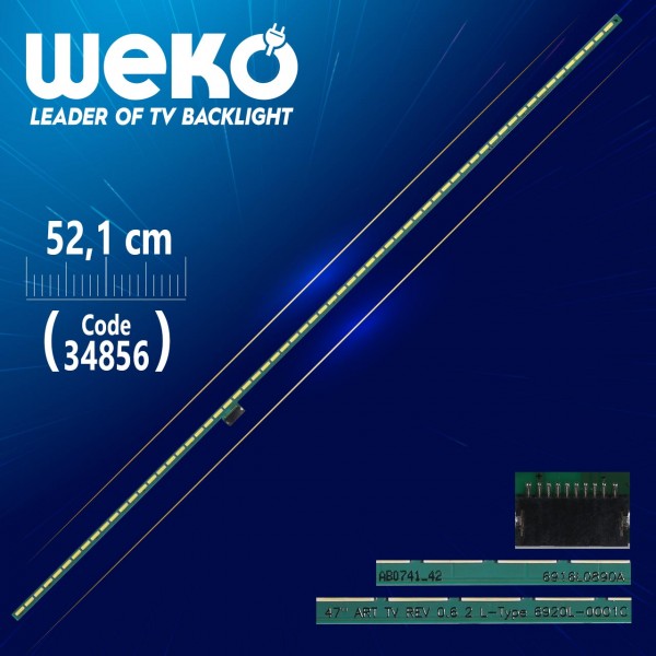 47 ART TV REV 0.6 2 R-TYPE 6920L-0001C - 52.2 CM 63 LEDLİ - (WK-389) - 34857 AYNI 47 ART TV REV 0.6 2 R-TYPE 6920L-0001C - 52.2 CM 63 LEDLİ - (WK-389) - 34857 AYNI