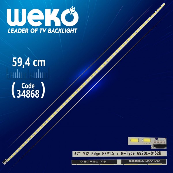 47 V12 EDGE REV1.5 7 R-TYPE 6920L-0132D - 59.4 CM 54 LEDLİ - (WK-726) 47 V12 EDGE REV1.5 7 R-TYPE 6920L-0132D - 59.4 CM 54 LEDLİ - (WK-726)
